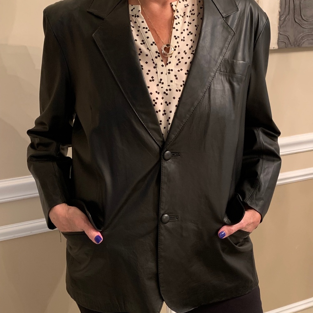Classic Black Leather Jacket